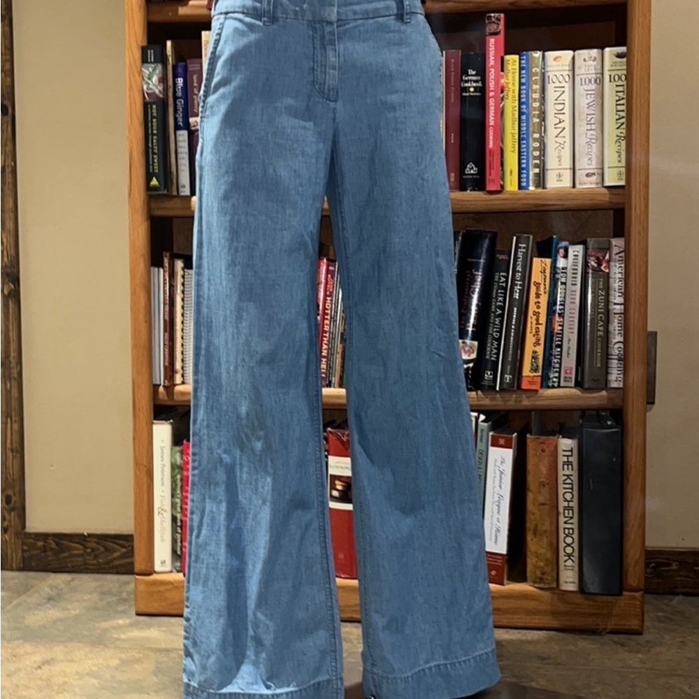 Long wide leg trousers
